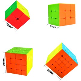 Magic Cube XMD Competition Cube 2x2 3x3 4x4 5x5 Anti-Magic Pop Brain Training Educational Toy Magic Cube (4 Competitions)