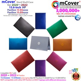 mCover Case Compatible for 2020-2022 15.6" HP Pavilion 15-EGxxxx / 15-EHxxxx Series Notebook PC ONLY (NOT Fitting Any Other HP Pavilion or Envy Series) - Green