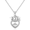 JunyiDIY 2025 Graduation Necklace for Graduates, Carving Happy Graduation and