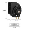 EEEKit 2PCS 12V 110DB Super Train Horn Waterproof For Trucks