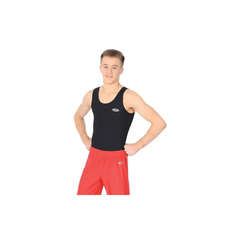 The Zone Z119 Boy's Nylon/Lycra Leotard Black Size 28"
