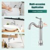 Heyalan Vessel Sink Faucet Tall Bathroom Faucet Single Handle 1