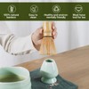 Zanfqvo Matcha Whisk with 100 Bristles - Natural Bamboo Matcha