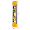 AYMBH Magnetic Spirit Level 230mm/9-Inch – Heavy-Duty Torpedo Level with