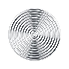 Normcore 53.3mm Ripple Replacement Tamper Base, 304 Stainless Steel, Fits Normcore Spring-Loaded Espresso Tamper, Creates Even Extraction Grooves