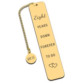 8 Year Bronze Anniversary Wedding Gifts 8 Year Bronze Anniversary Gi fts 8th Anniversary G ifts for Him Bronze 8 Year Anniversary GIF ts Happy Anniversary Bookmarks 8 Year Anniversary GIF ts for Her