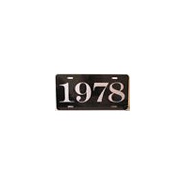 1978 78 YEAR METAL LICENSE PLATE TAG 6 X 12 FITS FORD CHEVY LINCOLN MERCURY BUICK PINTO CAMARO MUSTANG CORVETTE MONTE FIREBIRD Classic Museum Collection Novelty Gift Sign GARAGE MAN CAVE