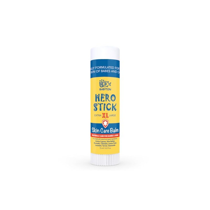 Babyton Hero Stick Skin Care Balm - Natural Soothing Ingredients
