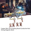 Leapiture 4Pcs Magnetic Welding Holder Suction Grounding Magnet Head Copper