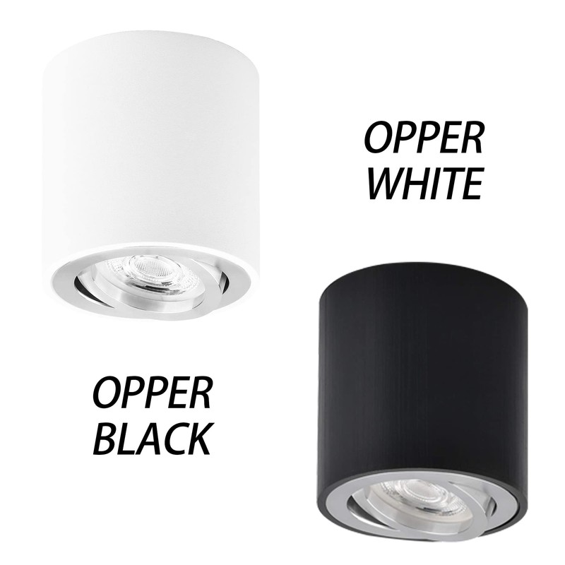 KYOTECH LED Surface-Mounted Ceiling Light Flat Swivelling 230 V Surface