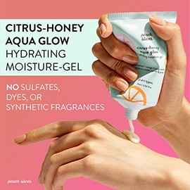 Peach Slices | Citrus-Honey Aqua Glow | Hydrating Moisture Gel | Face Moisturizer | For Sensitive, Dry, Oily, Dull, & Acne Prone Skin | Honey Extract 