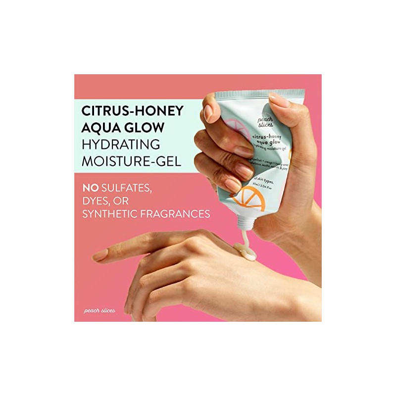 Peach Slices | Citrus-Honey Aqua Glow | Hydrating Moisture Gel
