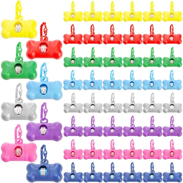 56 Pack Dog Poop Trash Bag Holder Dispenser Dog Poop