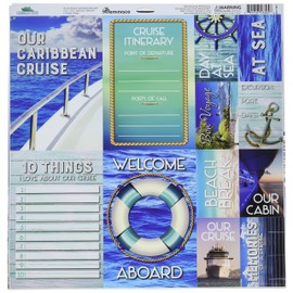 Reminisce CRU-200 Caribbean Cruise Scrapbook Collection Kit
