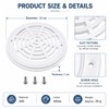 8-Inch Pool Main Drain Cover for In-Ground Pools – ABS