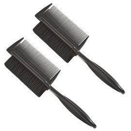 IWOWHERO Ergonomic Handle Hair Brush Double-sided Brush for Hair Straightening for Barbering