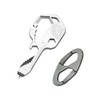 1 x 24-in-1 Multi Tool Key, Key-Shaped Stainless Steel Pocket