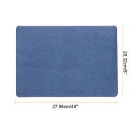 Rebower 4Pcs Iron on Patches,Fabric Repair Denim Repair Patch for Clothing Repair,Jacket,Bag,Sun Shades,Sofas,Tents,Lounge Chairs,8x11 Inch,Light Blue