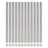 sourcing map 12 Pack M8 x 200mm Fully Threaded Rod