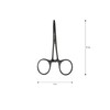 Kingfisher Accessory Fly Fishing Clamp Hemostat Forceps For Hook Removal,