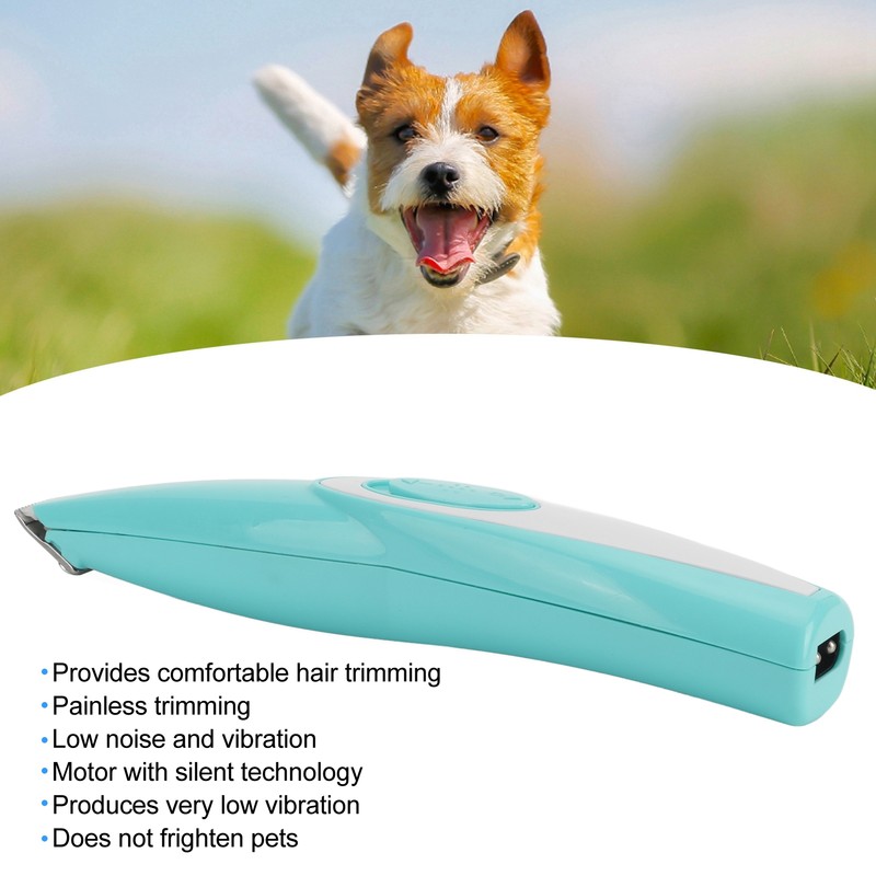 Pet Paw Trimmer Multipurpose Painless Quiet Low Vibration Rechargeable Hidden