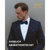 Massi Morino Bow Tie with Hanky Pre-tied Premium Men's Bow