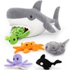 MorisMos 23in Shark Stuffed Animal with 5 Sea Stuffed Animal