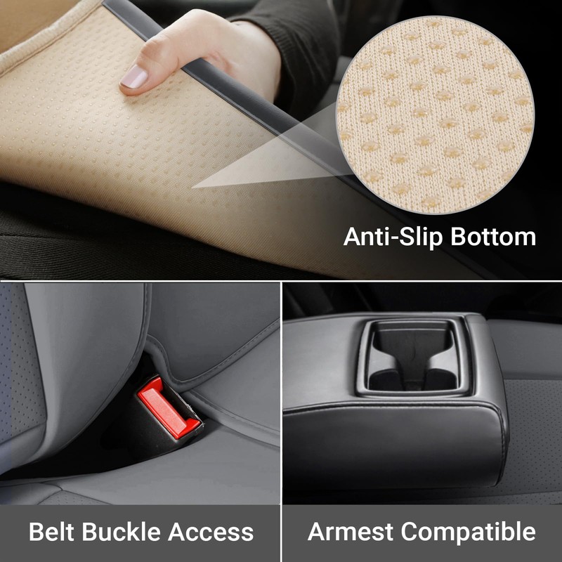 Coverland Custom Car Seat Covers Compatible with 2011-2018 RAM 1500
