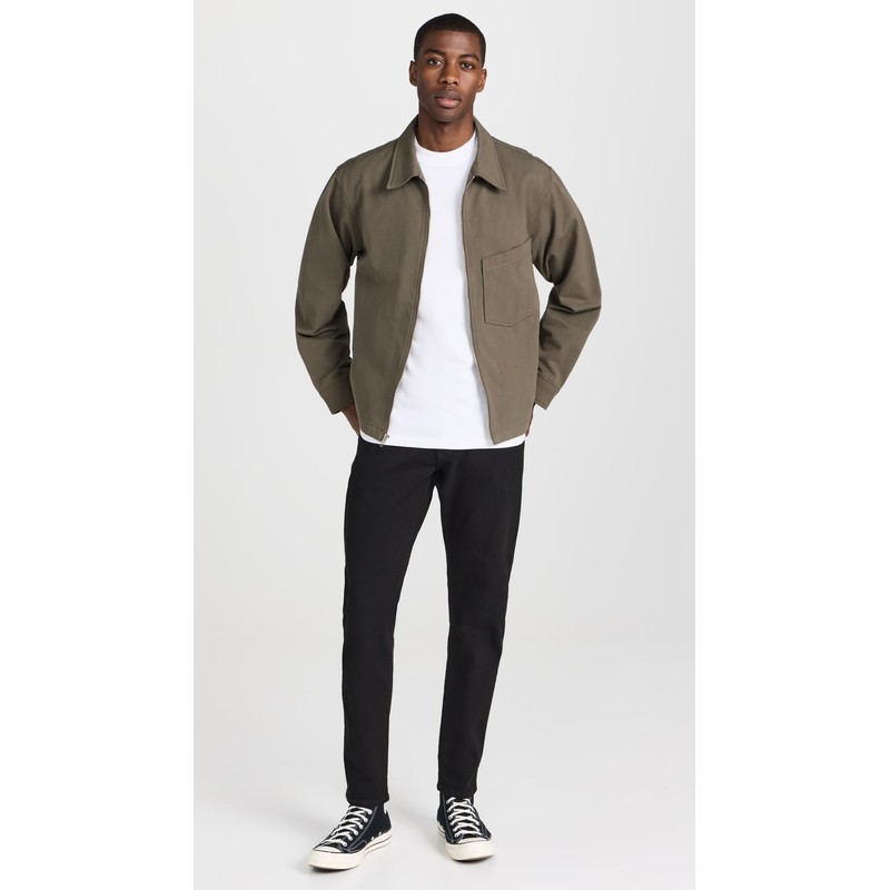 Madewell Men's Athletic Slim Coolmax Jeans, Bainhart Wash, Black, 36