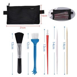 Scratch Art Tools Set 16 Pieces Dual Chip Scratch Color Pen Stylus Scraper 2 Finger Artist Gloves for Adults Children Sketch Painting Art Paper Sheet Drawing Board by RuiChy