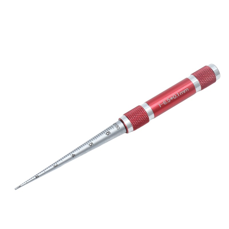 Aperture Gauge Tapered Hole Ruler Stainless Steel Inner Hole Diameter