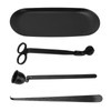 Wick Cutter Black Stainless Steel Candle Accessories With Wick Hook