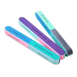 AIMALL Professional 7-Sided Nail File & Buffer - Premium Sanding Manicure Tool for Natural Nails - Portable Design for Home and Salon Use