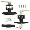 Wedelweib Matching T-Handles Lock Set Locking T-Handle Set for Truck