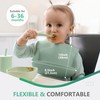 Cuddle Campus Set of 3 Silicone Bibs for Babies &