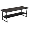 Convenience Concepts X-Calibur Coffee Table, Espresso / Slate Gray Frame