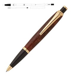 Penn State Industries PKJPENGT The Compson Click Ballpoint Pen Kit Woodturning Project (5, Gold T/N)