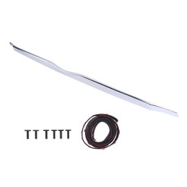 moseiny 7577007010 Chrome Hood Molding Trim Moulding for 2011-2012 Avalon Limited/XLS/Base Sedan 4-Door 3.5L 6Cyl Truck Hood Molding Trim Moulding Silver TO1235103