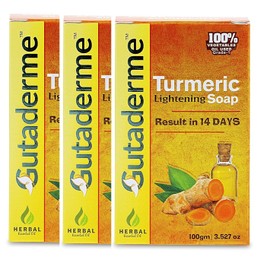 Turmeric Skin Soap - Natural Beauty Soap Bar for Acne, Dark Spots, Smooth Skin, Moisturizing Face Soap