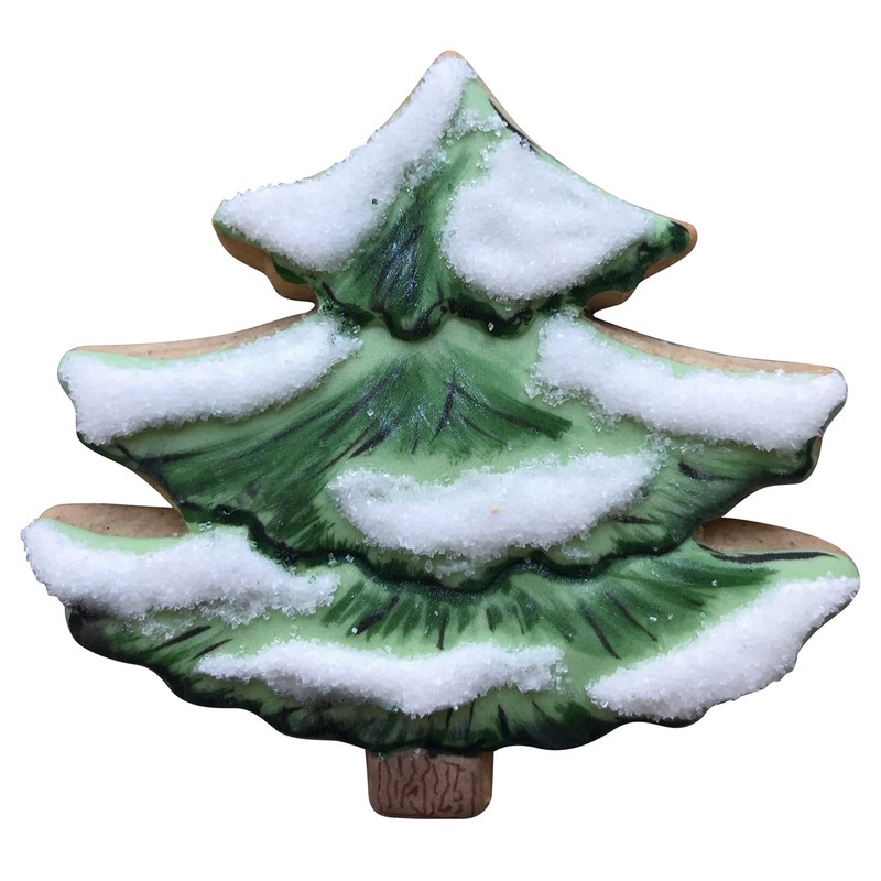LILIAO Christmas Tree Cookie Cutter, 4.3", Winter Biscuit Bread Sandwich