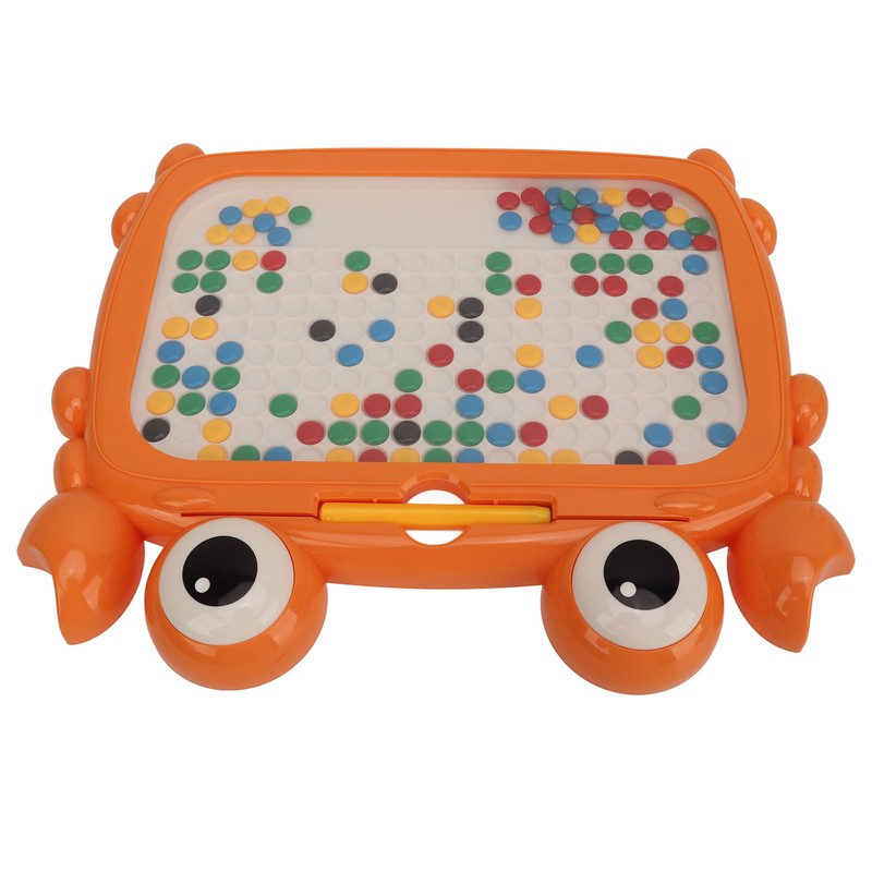 Magnetic Dot Drawing Board Cute Crab Shaped Doodle Board Educational