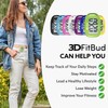 3DActive 3D-FitBud Simple Pedometer with Clip and Lanyard A420S (Green)