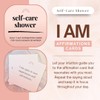 "I Am" Affirmation Cards For The Shower - USA Made