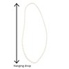 Blindspares Replacement Window Blind White Chain Continuous Loop - 1.75m,