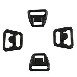 JCBIZ 5pcs Nursing Clips Maternity Breastfeeding Bras Clasps Plastic DIY Accessories Buckle 1.2cm