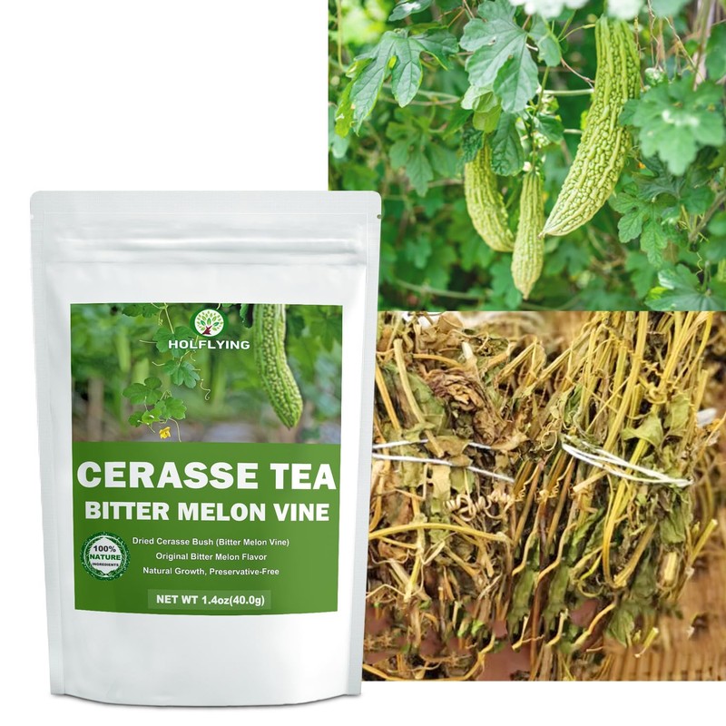 Natural Dried Whole Bitter Melon Bush Tea, Cerasee Tea -