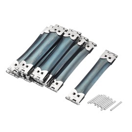 sourcing map Metal Internal Flex Frame - 10Pcs 70mm/2.8" Handbag Hinges Spring Clips for Coin Bag Sewing Purse Making DIY