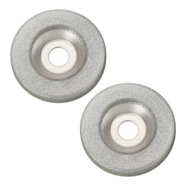 Be In Your Mind 2Pcs Diamond Grinding Wheel Sharpening Wheel Replacement Part OD 49mm Aperture 10mm 180 Grit Compatible with PSS 65 A1, KRAFT GUS 650