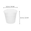 Outanaya 6pcs Breathable Plastic Orchid Pots with Drainage Portable Flower