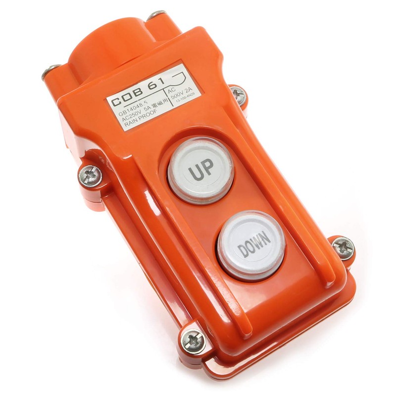 E-outstanding COB-61 Hoist Pushbutton Switch 1PC Up-Down Rain Proof Crane